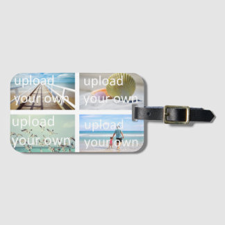 Etiqueta De Bagagem Transfira arquivos pela rede suas próprias fotos