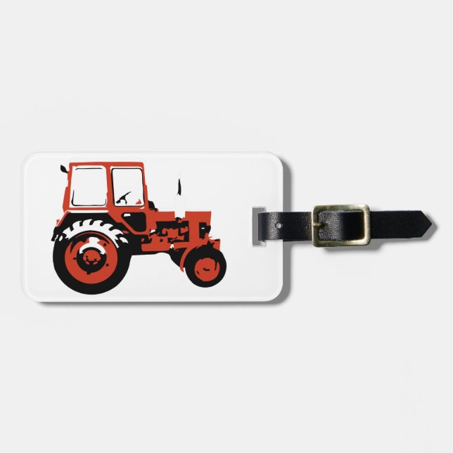Etiqueta De Bagagem Trator MTZ (Frente Horizontal)