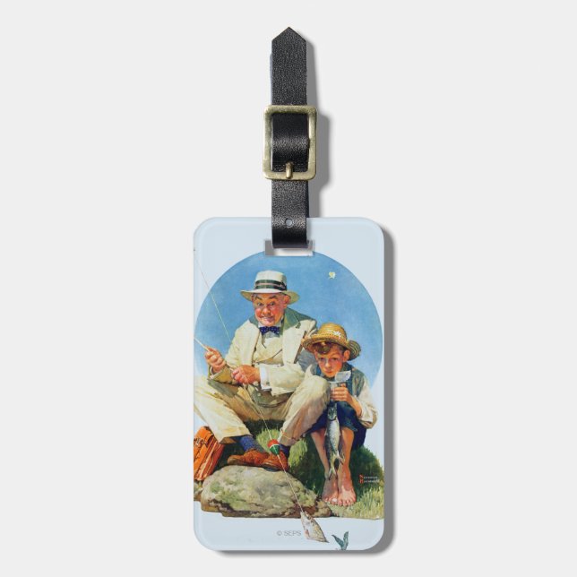 Etiqueta De Bagagem Travando grande (Frente Vertical)