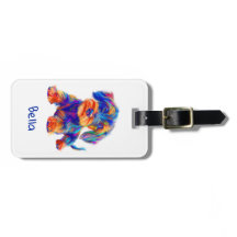 Travel Dog, coloured, cute, 