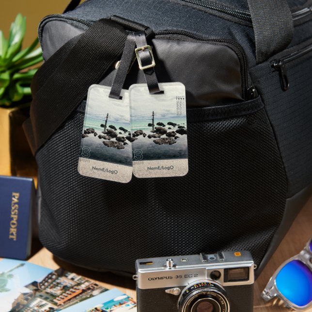 Etiqueta De Bagagem travelog_3 (Frente e verso)