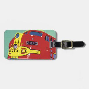 Etiqueta De Bagagem Trem