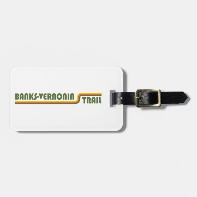 Etiqueta De Bagagem Trilha Banks-Vernonia (Frente Horizontal)
