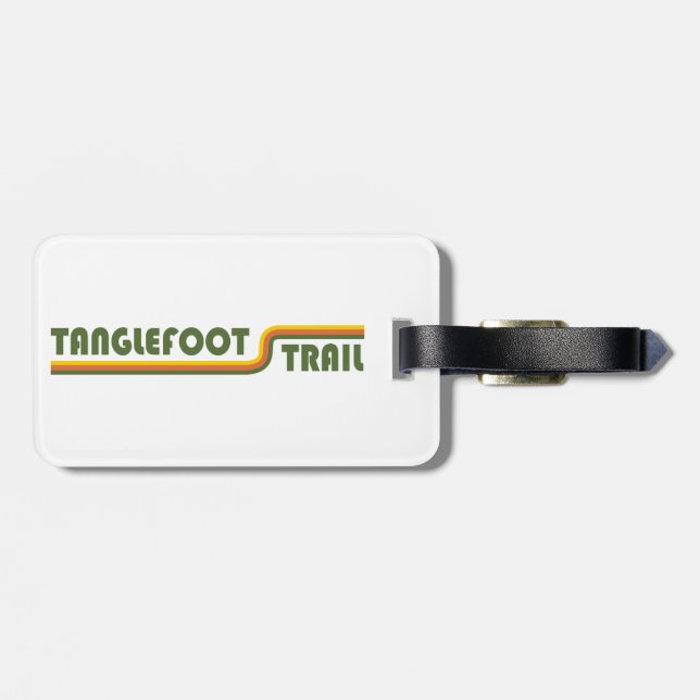 Etiqueta De Bagagem Trilha de Tanglefoot (Traseira Horizontal)