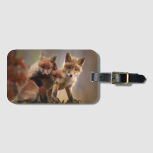 Etiqueta De Bagagem Tripletes Foxy
