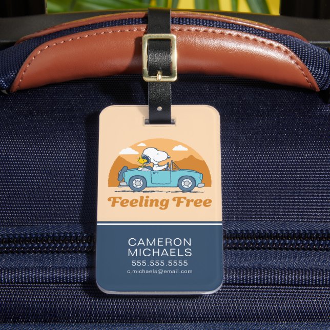 Etiqueta De Bagagem Trippin rodoviário | Amendoins isentos (Frente Insitu 2)