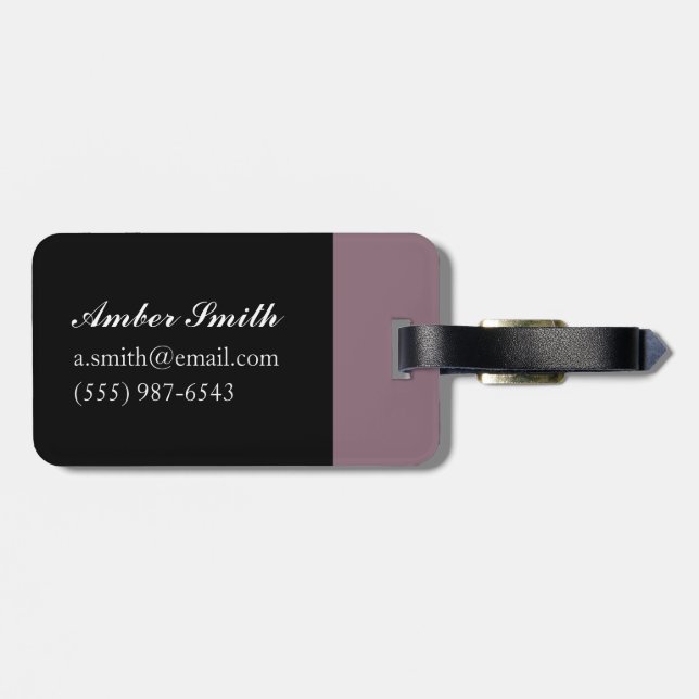 Etiqueta De Bagagem Triptych do turbante (Traseira Horizontal)