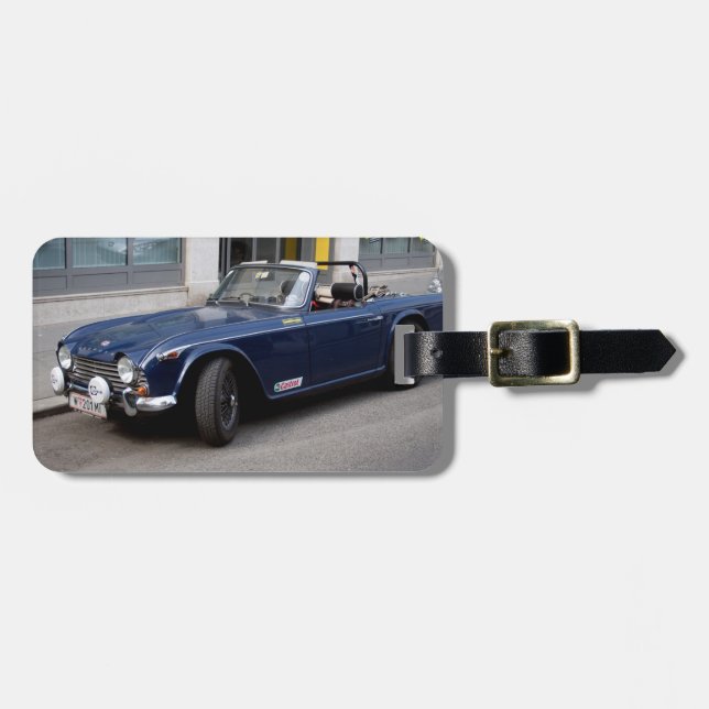 Etiqueta De Bagagem Triumph TR4 A (Frente Horizontal)