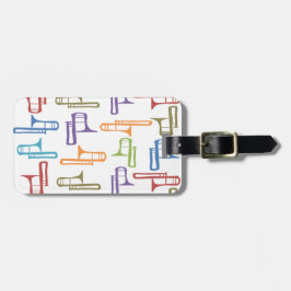 Etiqueta De Bagagem Trombones