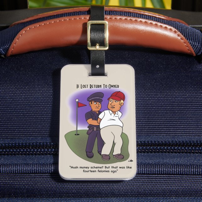 Etiqueta De Bagagem Trump Felonies (Frente Insitu 2)