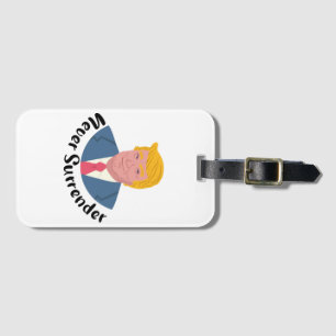 Etiqueta De Bagagem Trump Mugshot Nunca renderse