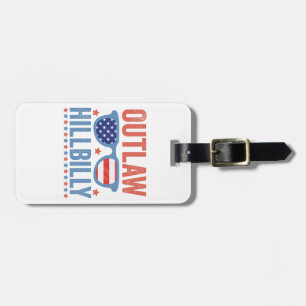 Etiqueta De Bagagem Trump Vance 2024 Outlaw Hillbilly Election