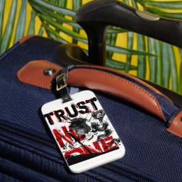 Etiqueta De Bagagem Trust No One