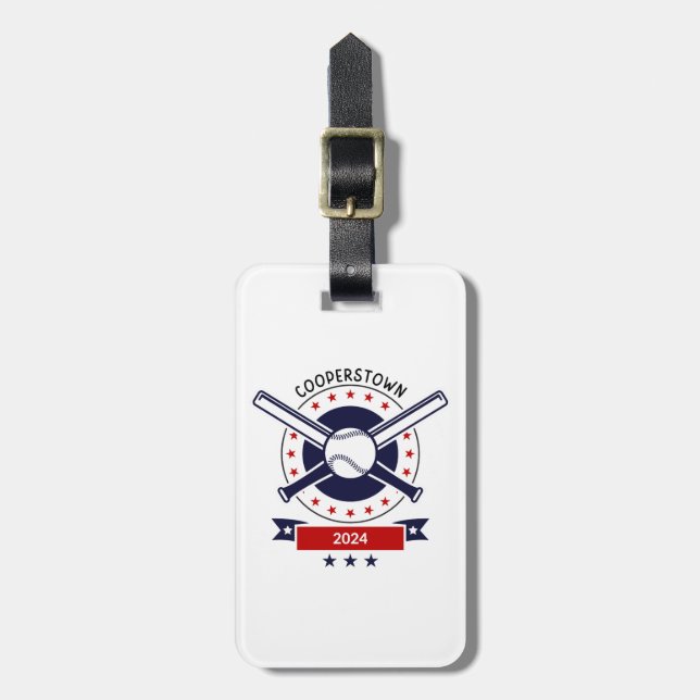 Etiqueta de bagagem Tshirt Cooperstown DreamsPark  (Frente Vertical)