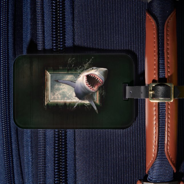 Etiqueta De Bagagem Tubarão (Frente Insitu 4)