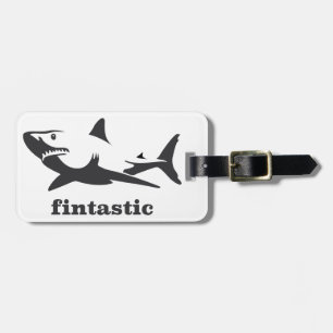 Etiqueta De Bagagem Tubarão - fintastic