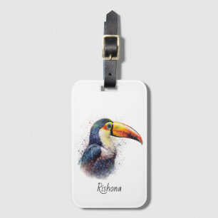 Etiqueta De Bagagem Tucano Esplendor Tropical, personalizado