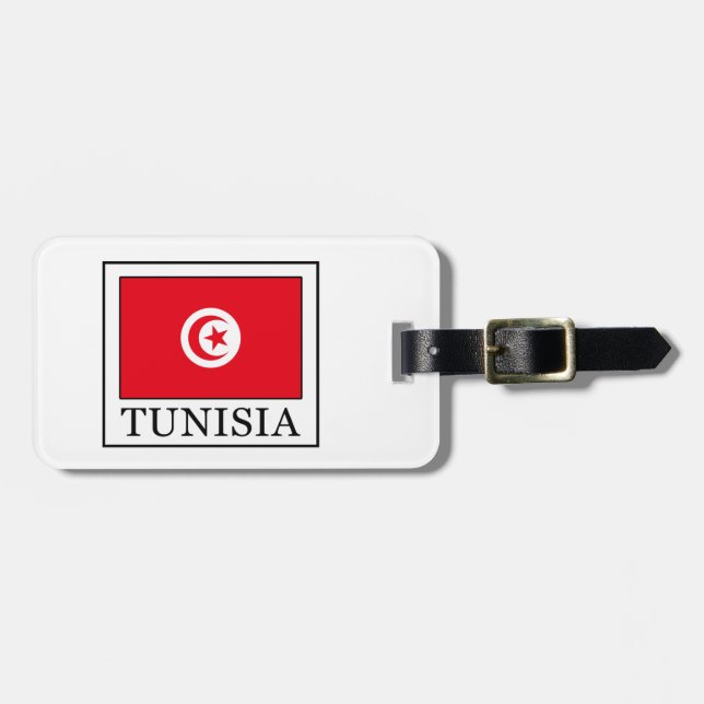 Etiqueta De Bagagem Tunísia (Frente Horizontal)