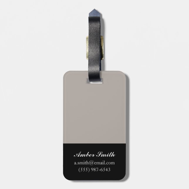 Etiqueta De Bagagem Turbante vermelho 2012 (Traseira Vertical)