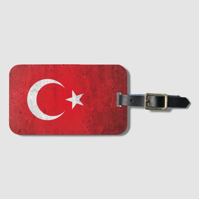 Etiqueta De Bagagem Turkiye (Frente Horizontal)