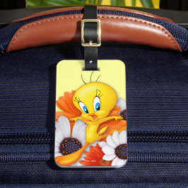 Etiqueta De Bagagem TWEETY™ com margaridas