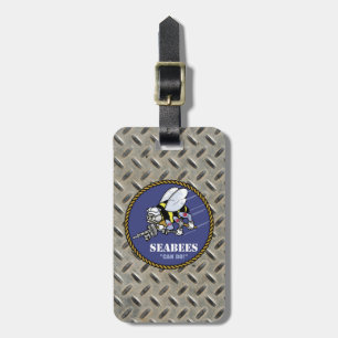 Etiqueta De Bagagem U.S. Seabees do marinho