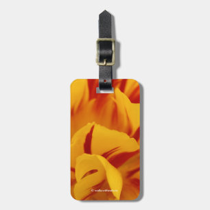 Etiqueta De Bagagem Um caos do vermelho e do amarelo: Daffodils de