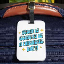 Etiqueta De Bagagem Um Dia Fantástico