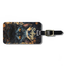 Um misterioso nome de glitter preto majestoso