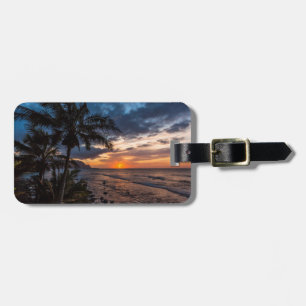 Etiqueta De Bagagem Um pôr do sol lindo