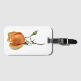 Etiqueta De Bagagem Um único corte de rosa