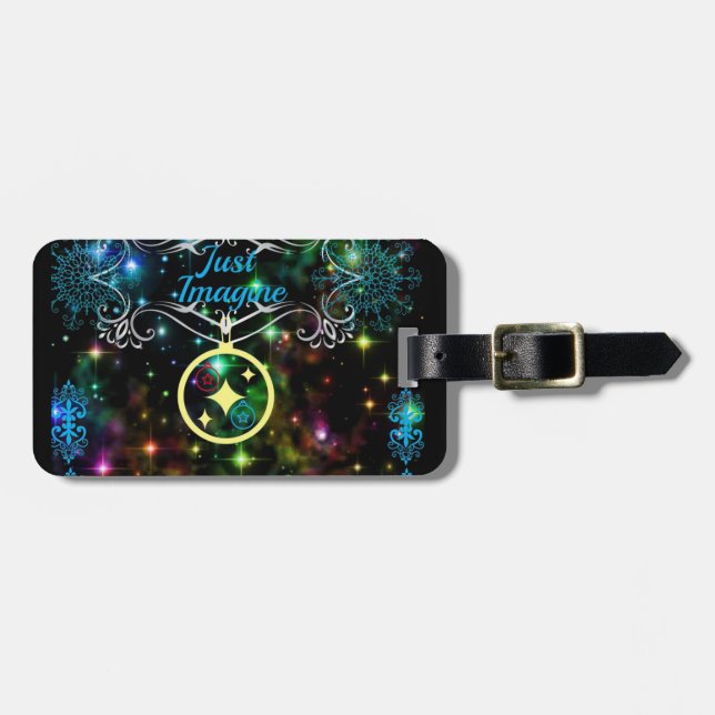 Etiqueta De Bagagem Uma etiqueta de bagagem. (Frente Horizontal)