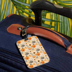 Etiqueta De Bagagem Uma Série de Design Floral de Outono 1