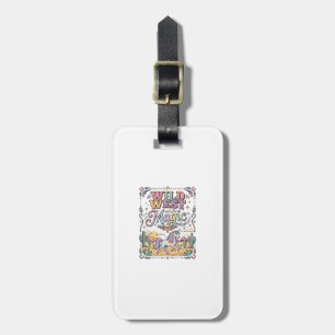 Etiqueta De Bagagem Unicórnio Magia Selvagem do Oeste Original
