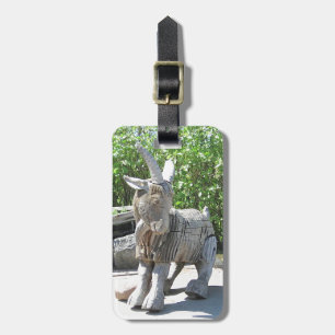 Etiqueta De Bagagem Unicórnio ou Donkey? Palanga, LITUÂNIA -