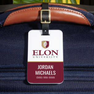 Etiqueta De Bagagem Universidade Elon