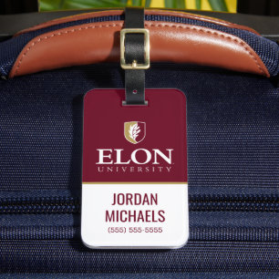 Etiqueta De Bagagem Universidade Elon