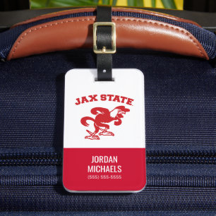 Etiqueta De Bagagem Universidade Estadual de Jacksonville JAX State Ga