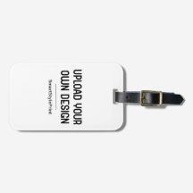 Upload Your Own Design | Personalized Luggage Tag