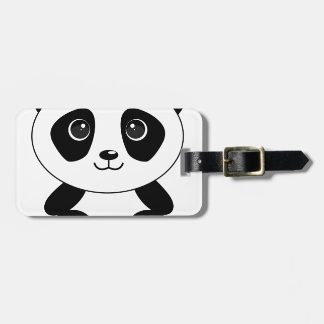 Etiqueta De Bagagem Urso-bravo-da-índia (Frente Horizontal)