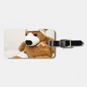 Etiqueta De Bagagem urso de pelúcia animal personalizado