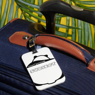 Etiqueta De Bagagem urso ossan*panda