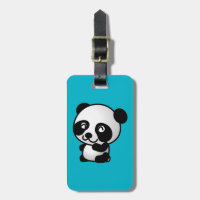 Urso-panda branco e preto