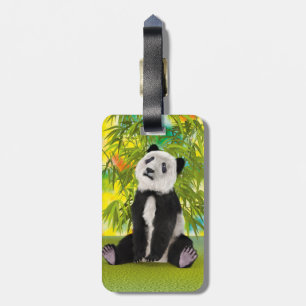Etiqueta De Bagagem Urso Panda Fofo Presente Perfeito para Amantes de