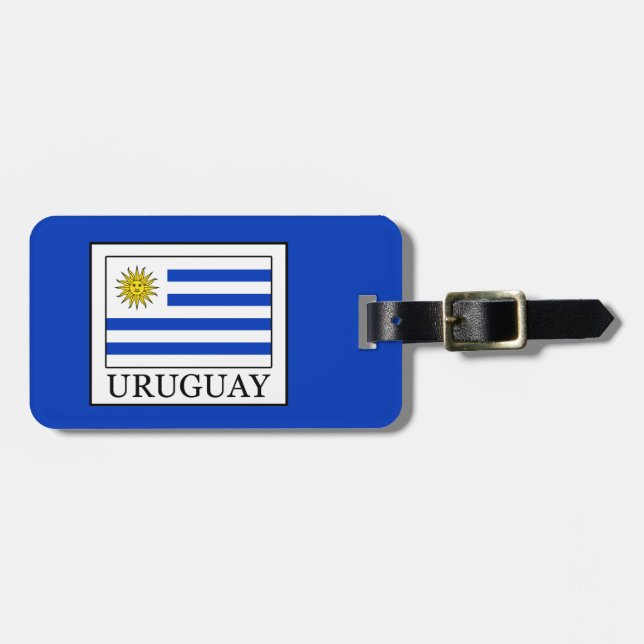 Etiqueta De Bagagem Uruguai (Frente Horizontal)