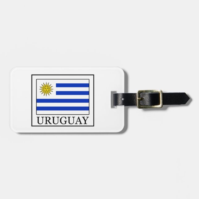 Etiqueta De Bagagem Uruguai (Frente Horizontal)