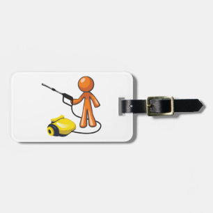 Etiqueta De Bagagem Usando um lava a jato