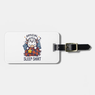Etiqueta De Bagagem Vaca das Terras Altas Png, Oficial Sleep Png
