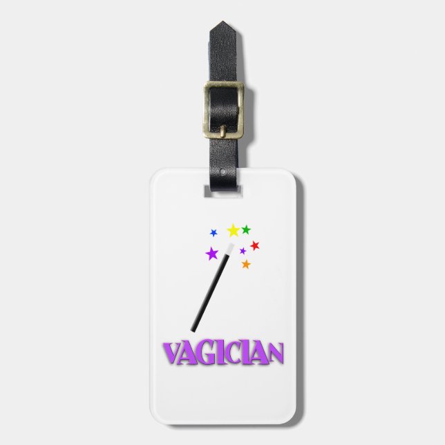 Etiqueta De Bagagem Vagícia (Frente Vertical)