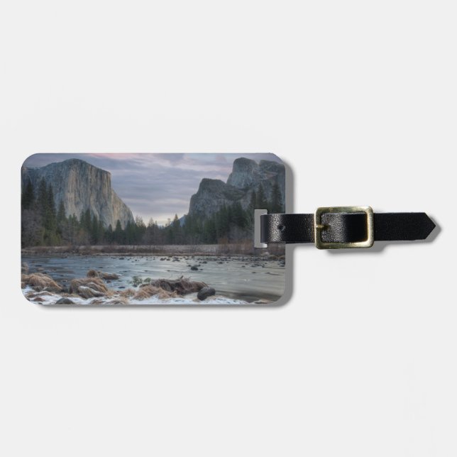 Etiqueta De Bagagem Vale de Yosemite (Frente Horizontal)